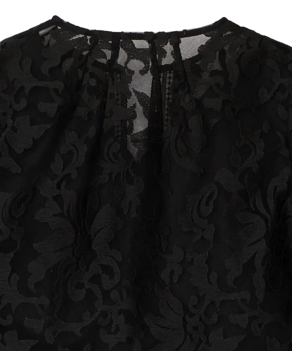 Ameri UND LACE BOLERO LAYERED DRESS